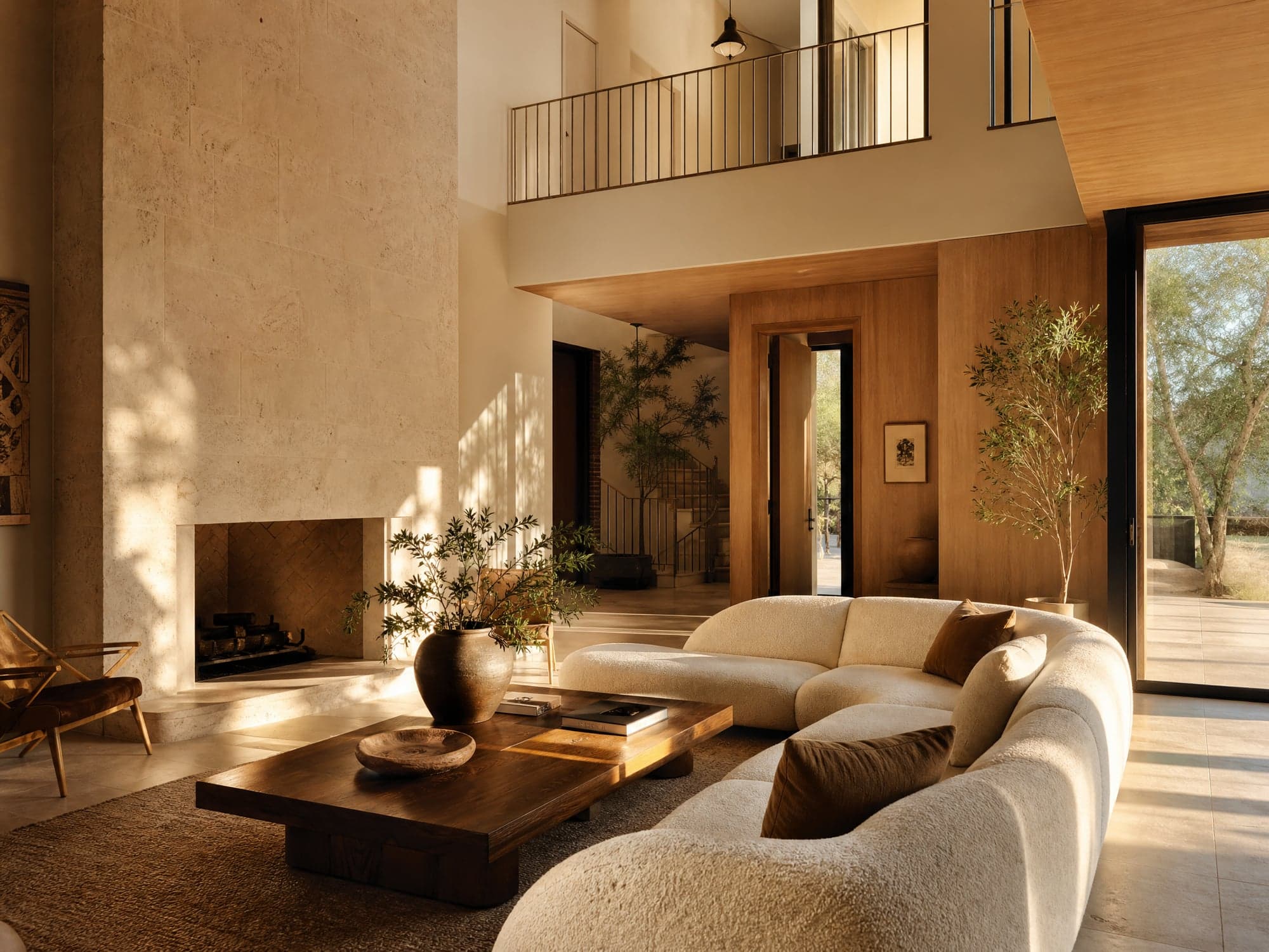 Sophisticated California home interior